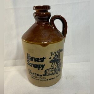 Vintage Harvest Scrumpy Stoneware Cider Jug – Farmhouse Decor